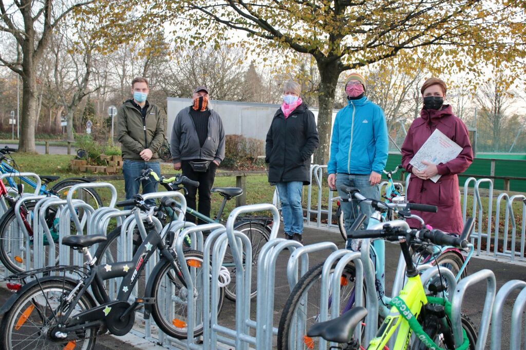 Neue Fahrradständer an Flensburger Schulen Vom ADFC
